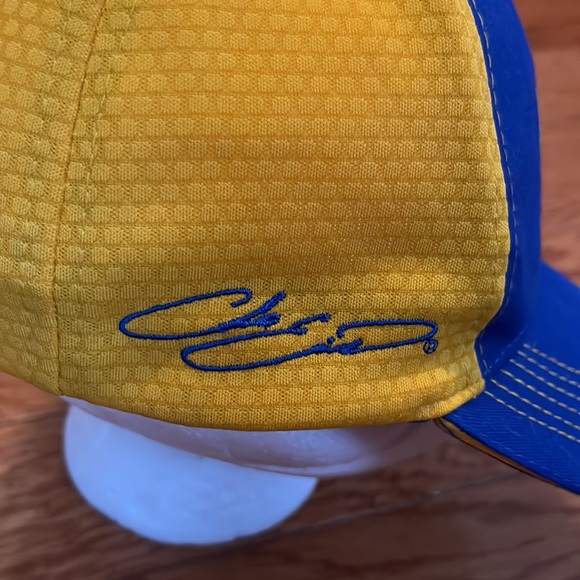 NAPA Racing #9 Chase Elliot Cap - Yellow and Blue Napa Racing Adjustable Hat - Picture 4 of 9